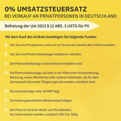 avoltik Balkonkraftwerk Halterung 2er-Set Aluminium 0–90° verstellbar