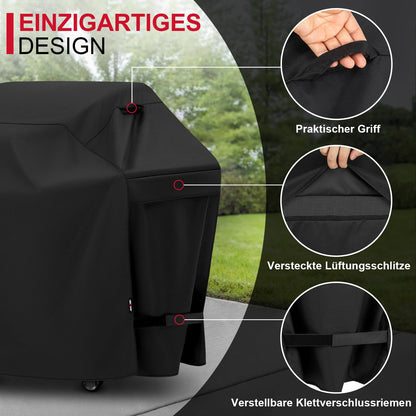Unicook Grillabdeckung wetterfest 165 cm für Weber Genesis 400 Serie