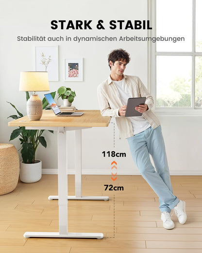 ErGear Elektrischer Schreibtisch Höhenverstellbar - 160x80cm