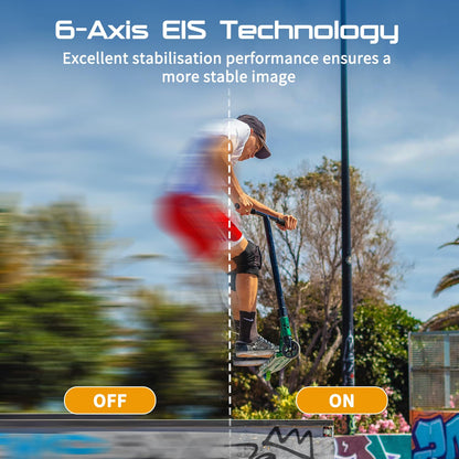 Apexcam M90 Action Cam 4K 60FPS 64MP WLAN wasserdicht mit Zubehör-Set