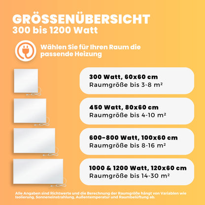 BR Bringer Infrarotheizung Standgerät 1200 Watt - Weiss