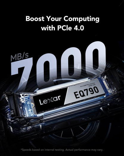 Lexar EQ790 M.2 NVMe Solid State Drive 1TB - PCIe Gen4