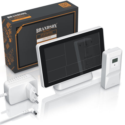 Brandson digitale WLAN Wetterstation mit Aussensensor - Modell 2025