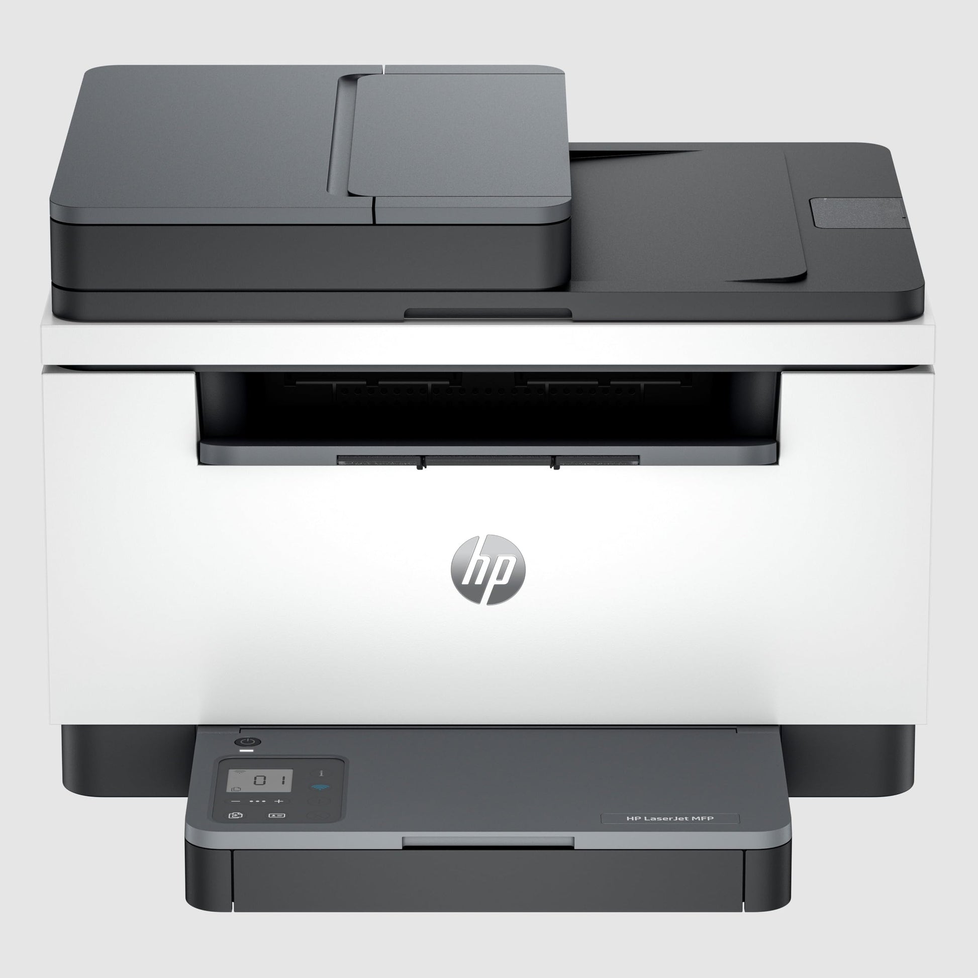 HP LaserJet MFP M235sdw Multifunktions-Laserdrucker Schwarzweiss. Rechteckiges, schwarzes Gerät für S/W-Druck, Scan, Kopie, Fax.