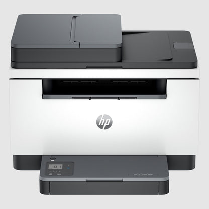 HP LaserJet MFP M235sdw Multifunktions-Laserdrucker Schwarzweiss. Rechteckiges, schwarzes Gerät für S/W-Druck, Scan, Kopie, Fax.