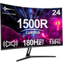 Minifire MFG24C1 Curved Gaming Monitor 24 Zoll Schwarz. Gebogener, schwarzer 24-Zoll-Monitor für immersives Gaming.