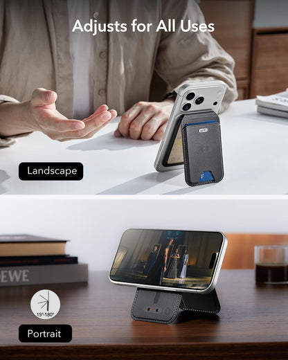 ESR Geo MagSafe Wallet mit Wo ist?-Funktion und RFID-Schutz, Schwarz