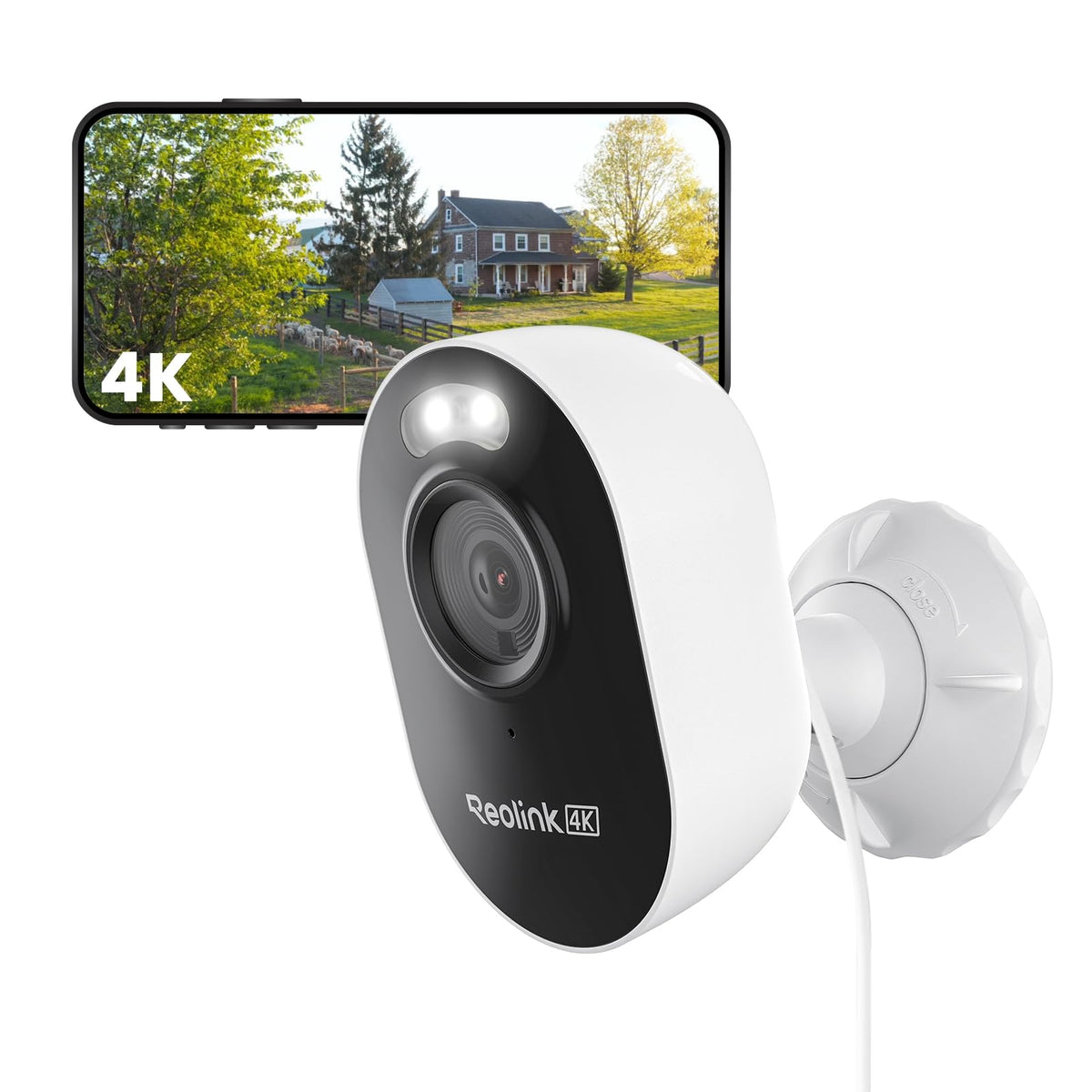 Reolink Lumus Pro 4K Überwachungskamera Aussen mit Wi-Fi 6 und Farb-Nachtsicht