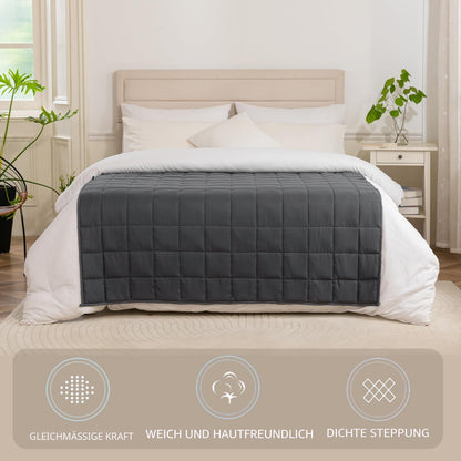 Good Nite Gewichtsdecke 8 kg, Therapiedecke 150 x 200 cm, Grau