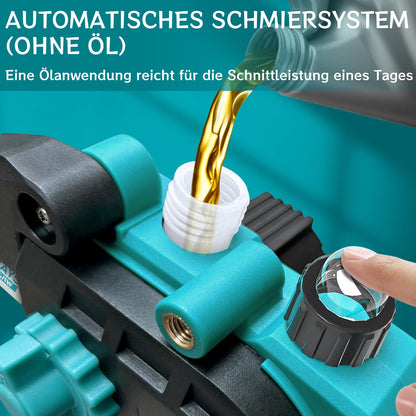 Homerays Mini Kettensäge mit Akku, 8 & 6 Zoll, bürstenloser Motor