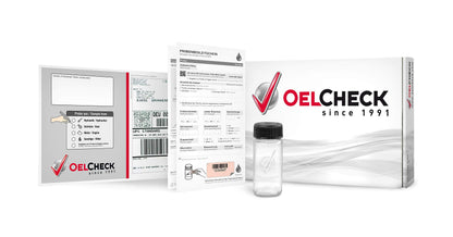 OELCHECK Ölanalyse Analysenset 2 für gebrauchte Motorenöle