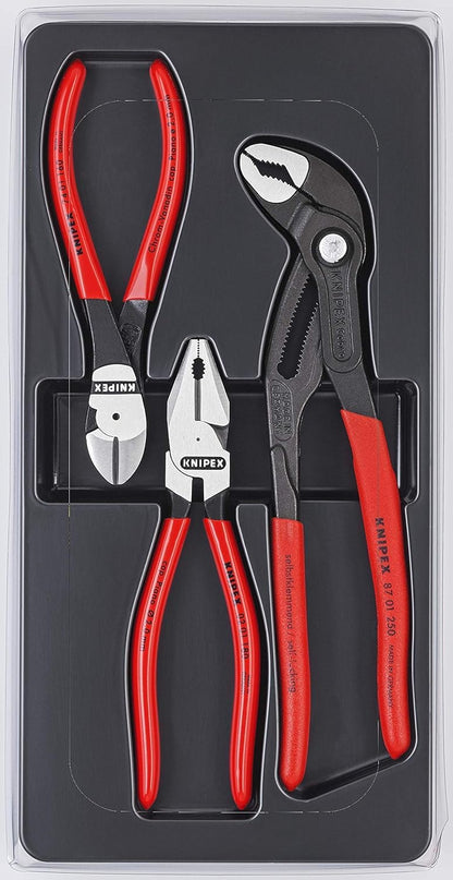 KNIPEX Kraft-Paket 00 20 10, 3-teiliges Zangen-Set