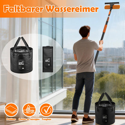 LAANPOLE Teleskop-Staubwedel Set 6 m waschbar mit Fensterabzieher