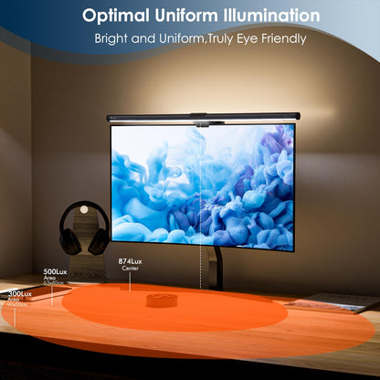 Quntis Curved Monitor Lampe 51cm – Hintergrundbeleuchtung Fernbedienung
