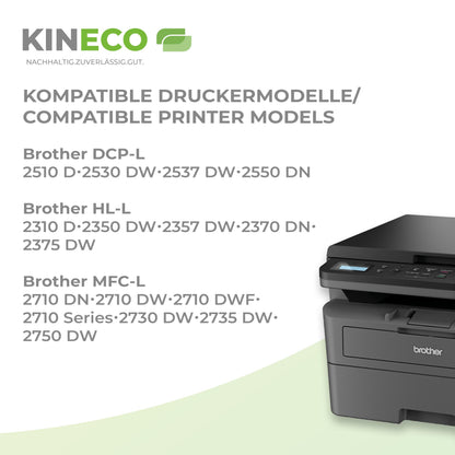 Kineco Toner und Trommel kompatibel mit Brother TN-2420 / DR-2400
