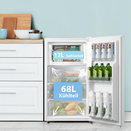 Comfee RCD80WH3(E) Kühlschrank mit Gefrierfach 80 L weiss