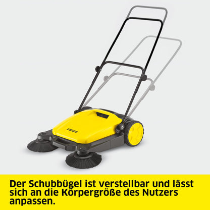 Kärcher Kehrmaschine S 3 Twin 2-in-1, 650 mm Arbeitsbreite, 16 l