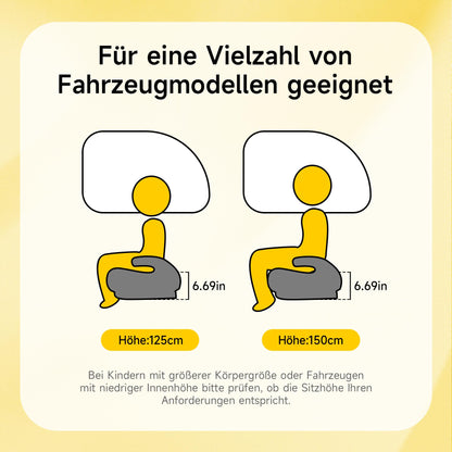 Jovikids Sitzerhöhung mit Isofix, ECE R129, Gruppe 2/3, blau