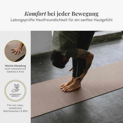Lotuscrafts Yogamatte Mudra 5 mm, rutschfest, 183 x 60 cm