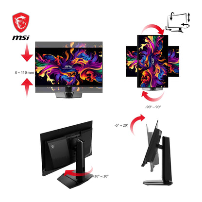 MSI MAG 271QPX QD-OLED Gaming Monitor - 26.5 Zoll WQHD 360Hz