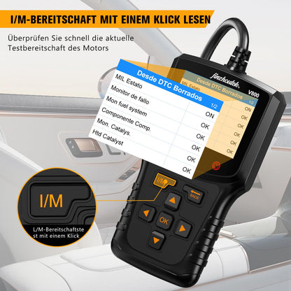 jinzhoutek OBD2 Diagnosegerät KFZ Auslesegerät für OBDII Fahrzeuge