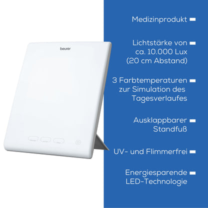 Beurer TL 45 Perfect Day Tageslichtlampe mit 3 Farbtemperaturen