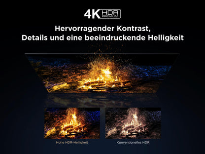 TCL 55Q6C Fernseher - 55 Zoll QLED Mini LED 4K Smart TV