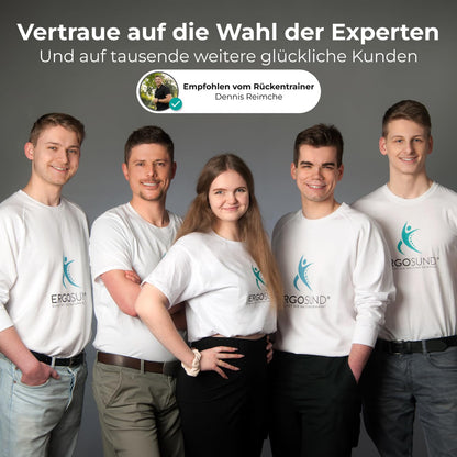 ERGOSUND Fussstütze höhenverstellbar, ergonomisch, mit Fusstasche