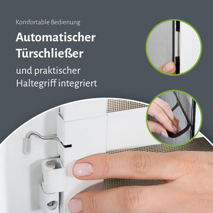 empasa Fliegengittertür MASTER SLIM PLUS Alu, weiss, 120 x 240 cm