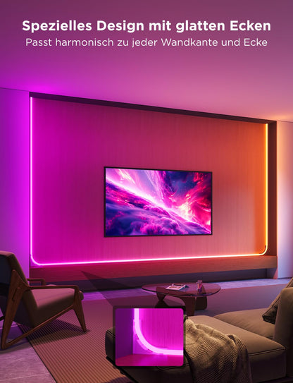 Govee Neon LED Streifen RGBIC 5M für Sockelleiste – Matter