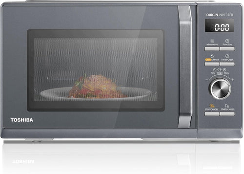 Toshiba MW3-AG25PFI(MG) Mikrowelle Grill - 25L Morandi-Grau. Morandi-grauer Mikrowellenherd zum schnellen Erwärmen und Grillen von Speisen.