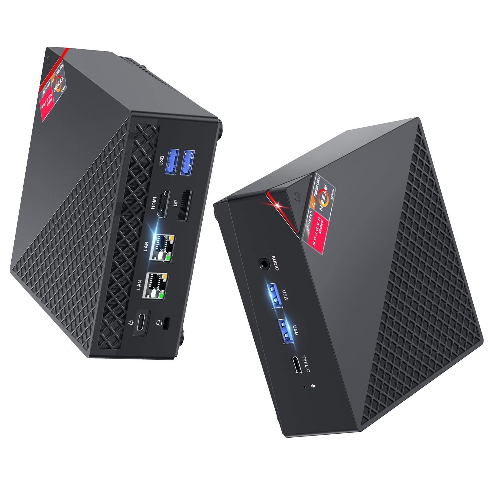 ACEMAGICIAN AM06 Pro Mini PC - AMD Ryzen 7 7730U, 16GB/512GB. Kompakter Mini-PC für Produktivität und anspruchsvolle Aufgaben.