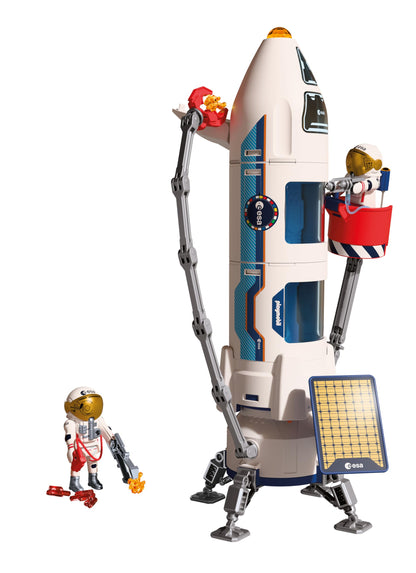 PLAYMOBIL Space ESA Mars-Forschungsrakete 72011 mit Startrampe
