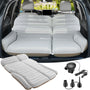 KMZ SUV Luftmatratze Auto-Bett Doppelseitig – Weiss/Kaffee. Rechteckige, aufblasbare Matratze für komfortables Schlafen im SUV.