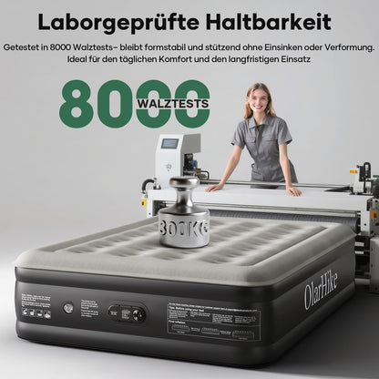 OlarHike Luftmatratze selbstaufblasend 140x200 cm, 2 Personen