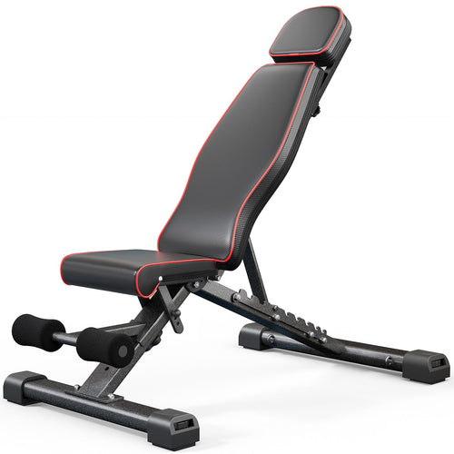 YOLEO Hantelbank klappbar – Profi verstellbar 400kg. Verstellbare, gepolsterte Hantelbank mit Rückenlehne und Sitzfläche. Für vielseitiges Krafttraining mit Hanteln.