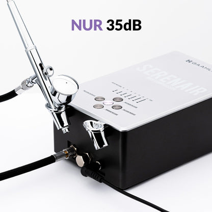 Gaahleri Airbrush-Set Ambition GTS-06 mit Serenair Mini-Kompressor