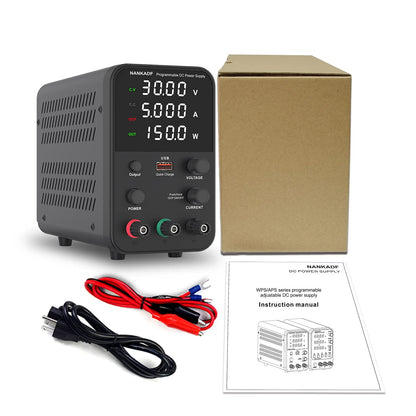 NANKADF Labornetzteil WPS305H, regelbares DC-Netzgerät 0-30 V / 0-5 A
