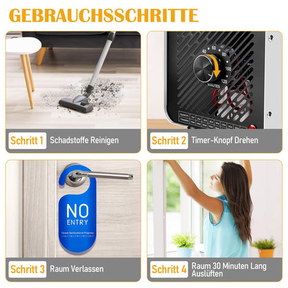 O3 Ozongenerator 30000mg/h Industrieller Luftreiniger – Weiss