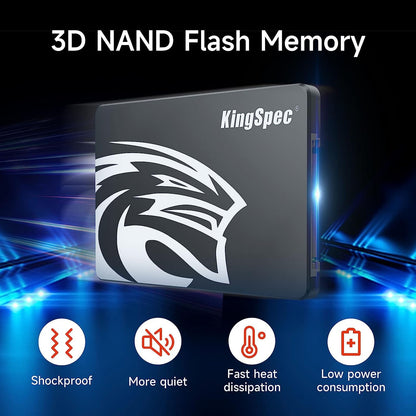 KingSpec 2TB 2.5" SATA SSD | Interne Festplatte