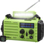 Mesqool Kurbelradio 1009-G, Notfallradio mit Solar und AM/FM/SW