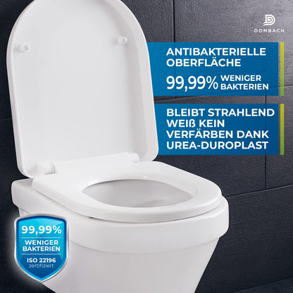 DOMBACH WC-Sitz ET-A480 mit Absenkautomatik, abnehmbar, weiss
