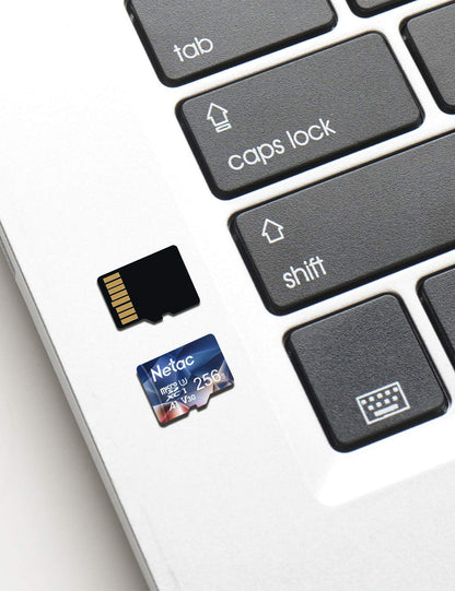 Netac Micro SD Karte 256GB A1 U1 C10 V10 UHS-I für Kamera und Switch