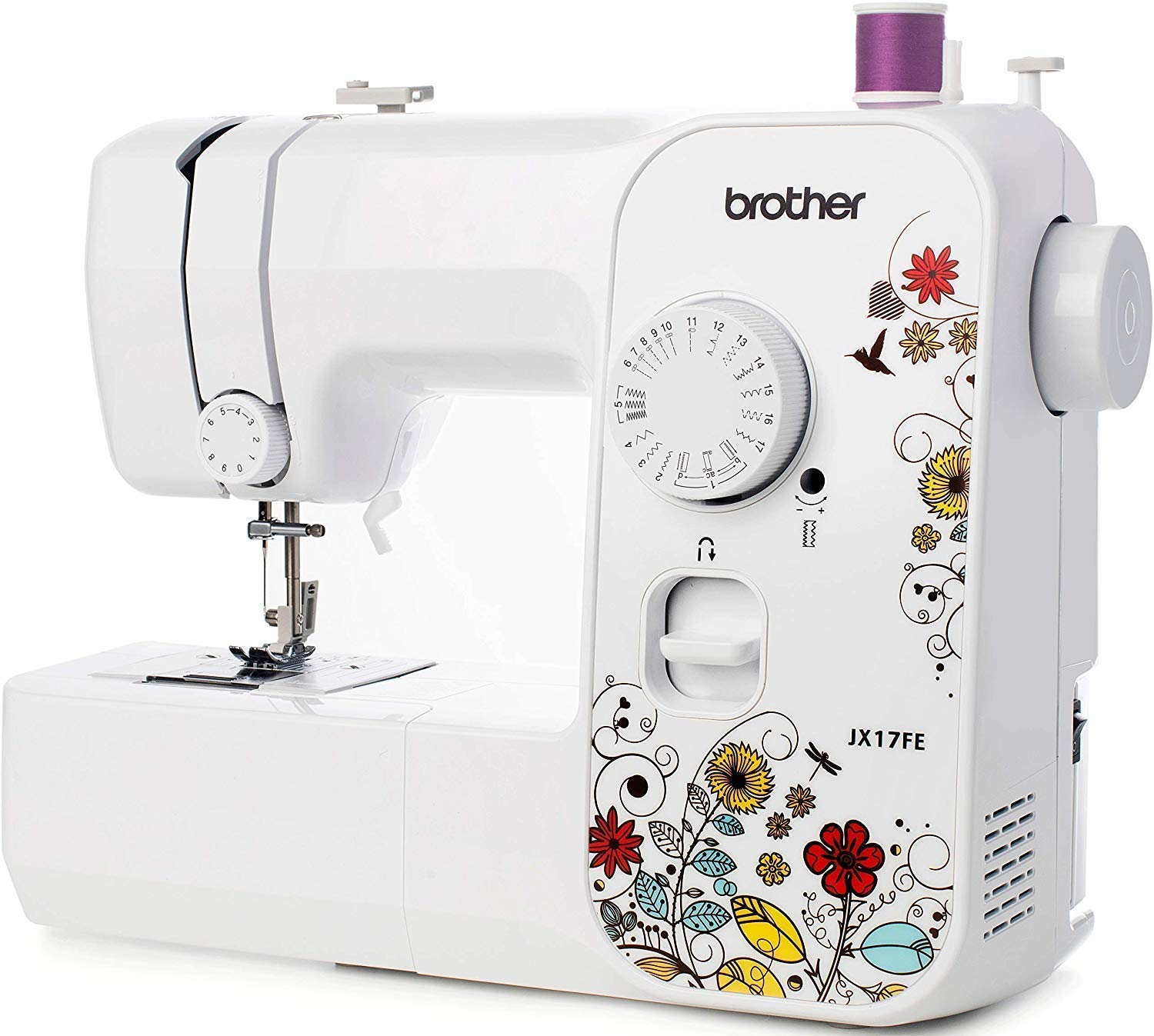 Brother JX17FE Elektrische Nähmaschine - Fantasy Edition. Maschine mit Fantasy-Design zum motorisierten Nähen von Textilien.