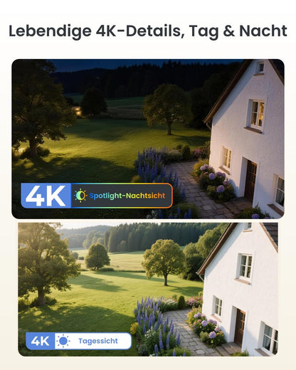 Reolink Argus PT Ultra 4K Überwachungskamera Aussen mit Solarpanel