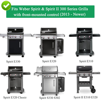 WELL GRILL Grillersatzteile Set für Weber Spirit 300 Serie Gasgrill