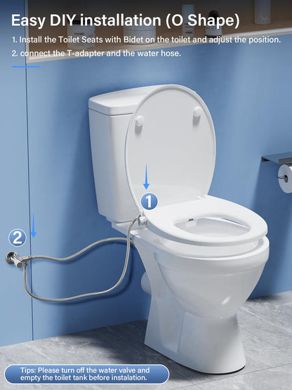 YEAUPE PRO Bidet WC-Sitz Oval - Nicht elektrisch