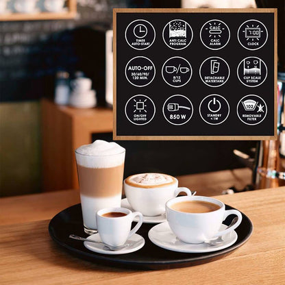 Melitta Optima Timer Filterkaffeemaschine 8 Tassen - Schwarz