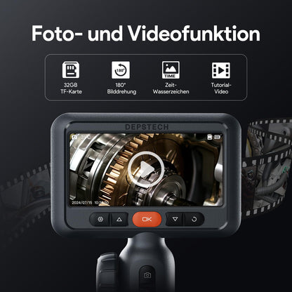 DEPSTECH DS650SL Endoskopkamera mit Licht, 210° drehbar, 1,5 m