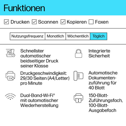 HP LaserJet MFP M234sdw Multifunktionslaserdrucker Grau-Weiss